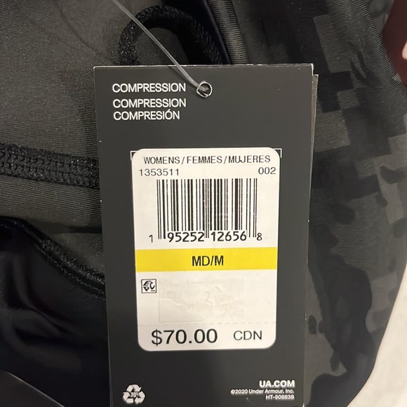 Under armour 2 compression leggings and 1 bra size M. With tags. - Picture 4 of 11